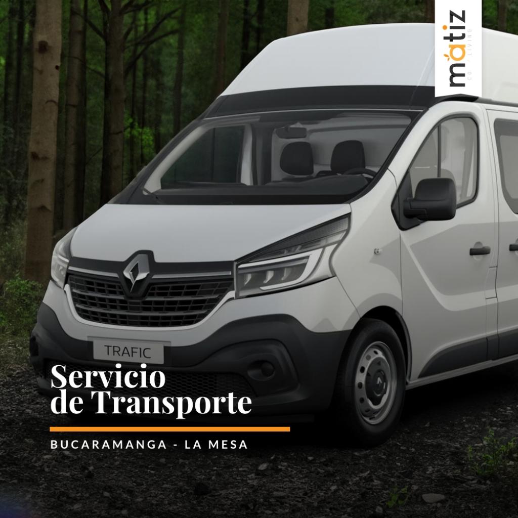 Transporte Bucaramanga - La Mesa - MATIZ COLIVING